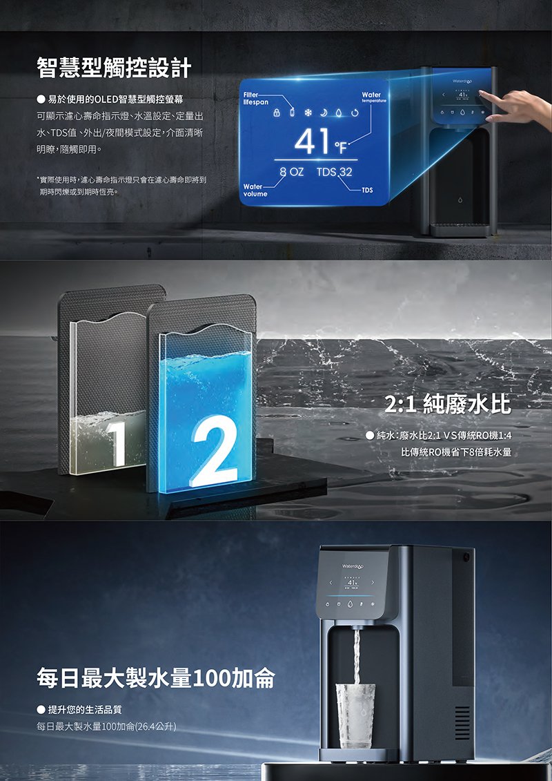 桌上型RO飲水機